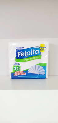SERVILLETA FELPITA  X 40 U X 1
