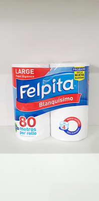 HIGIENICO FELPITA.BCO ( 10 X 4 X 80 MTS ) X 1