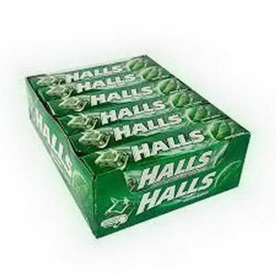 HALLS. MENTA Y MENTOL X 12