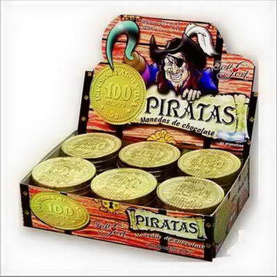 F MONEDA PIRATAS 60 X 5 G X 1