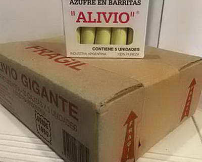 AZUFRE ALIVIO ( BLISTER ) 20 X 5 ( X 30 CAJAS) X 100