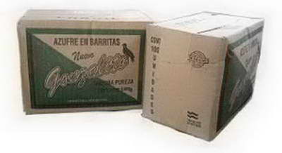 AZUFRE GONZALITO.( X 30 CAJAS ) X 100