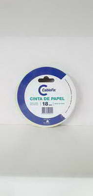 CINTA PAPEL CABLE FIX 18 MM  X 40 M