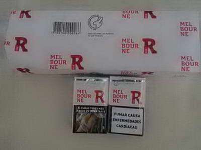 CIGARRILLOS MELBOURNE.( BULTO X 25 ) X 10