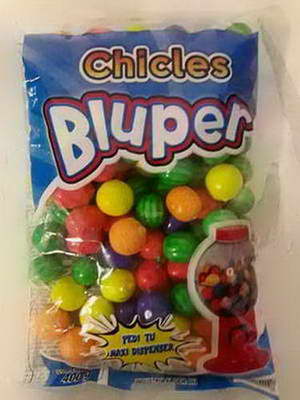 CHICLE MINI ENSAL DE FRUTA X 400 GR X 75 UNI