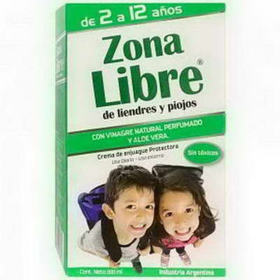 ZONA LIBRE CREMA ENJUAGUE ( VERDE ) X 200 ML