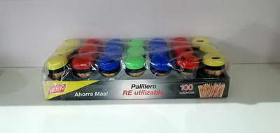 ESCARBADIENTES IDEAL REUTILIZABLE X 21 U