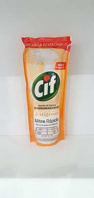 CIF LIMPIADOR DOY PAK ANTIGRASA     X 450 ML
