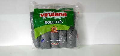 LANA DE ACERO VIRULANA  X 10 ROLLOS  X 24