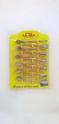BOMBILLA ( 900 ) AL-MA LARGA CURVA ( BULTO X 25 ) X 12