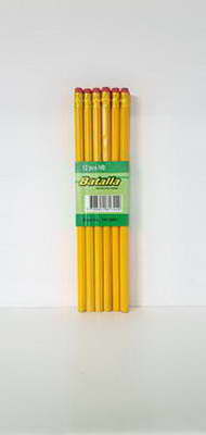 LAPIZ BATALLA NEGRO C / GOMA  ( BULTO X 360  ) X 12