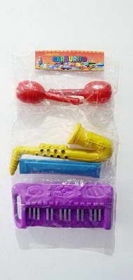 J.( INYE ) JUEGO DE MUSICA 4 INSTRUMENTOS X 1